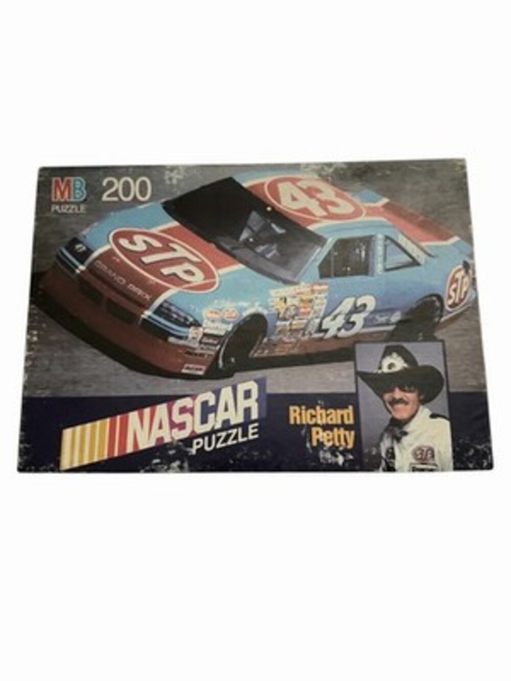 1991 Richard Petty NASCAR 200 Piece Jigsaw Puzzle by Milton Bradley NIB Sealed
